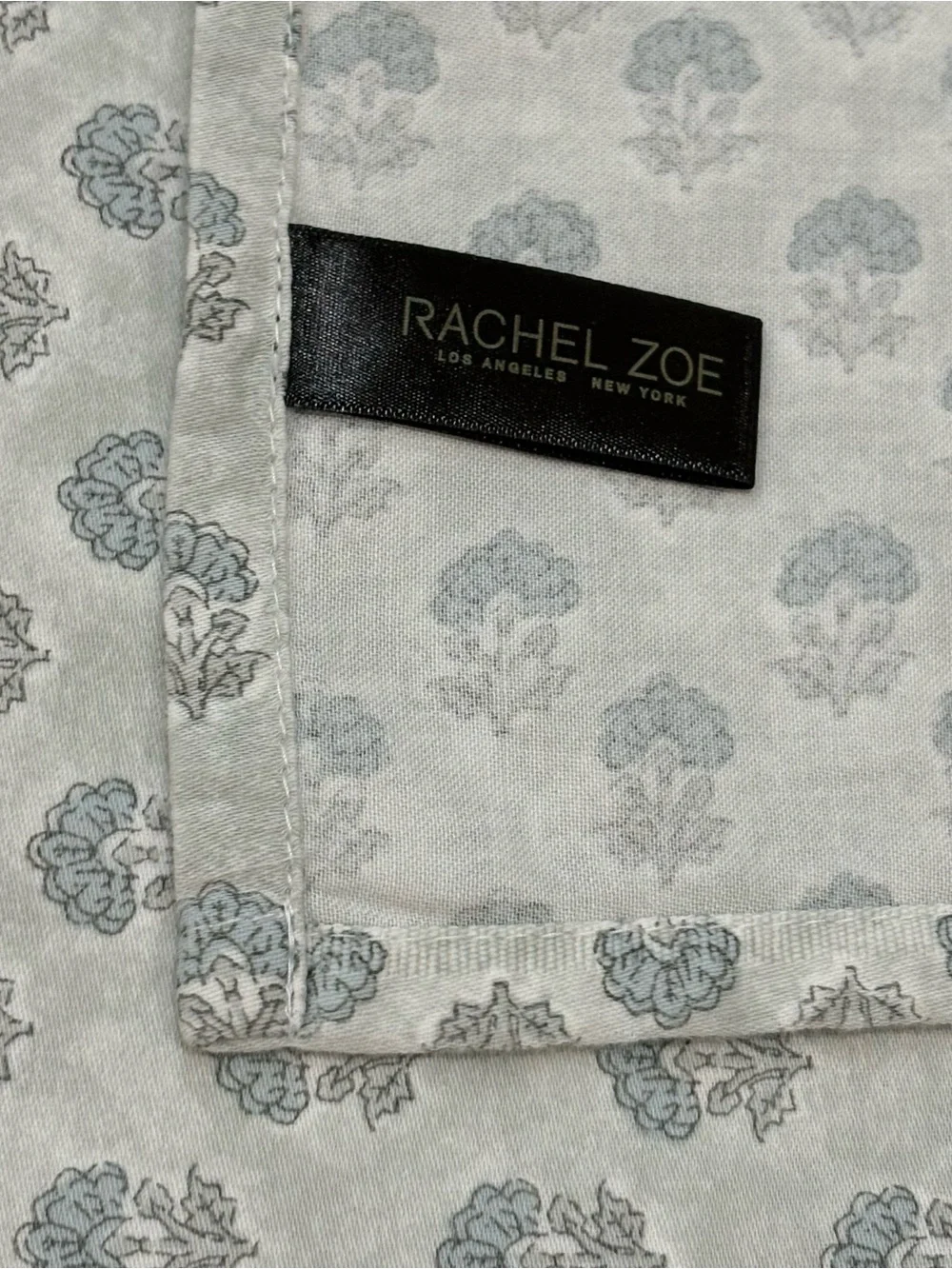 Rachel Zoe Floral 100% Cotton Sheet Set Full 2pc Cottage Shabby Chic